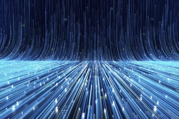 PHOTOWALL / Abstract Flowing Data Ramp (e338111)