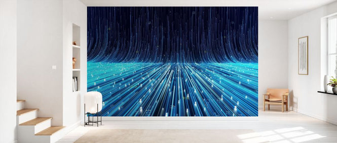 PHOTOWALL / Abstract Flowing Data Ramp (e338111)