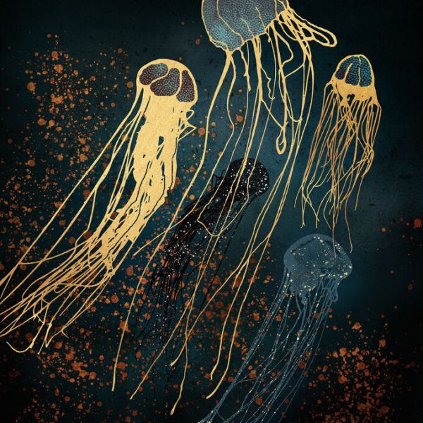 PHOTOWALL / Metallic Jellyfish II (e338649)