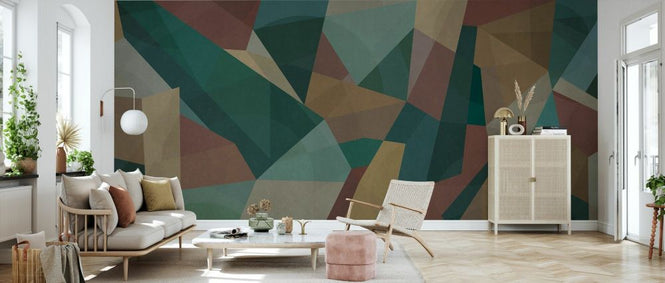 PHOTOWALL / Geometric - Wood (e338514)