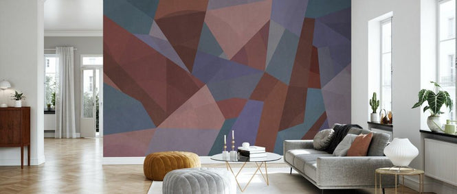 PHOTOWALL / Geometric - Wine (e338513)