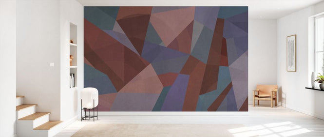 PHOTOWALL / Geometric - Wine (e338513)