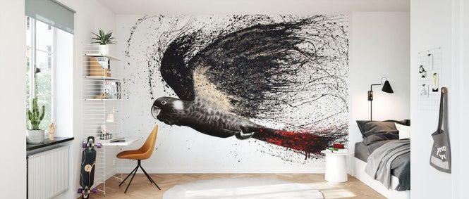 PHOTOWALL / Fearless Black Cockatoo (e338670)