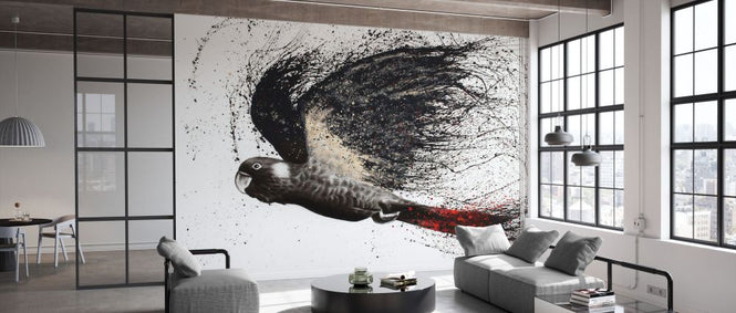 PHOTOWALL / Fearless Black Cockatoo (e338670)