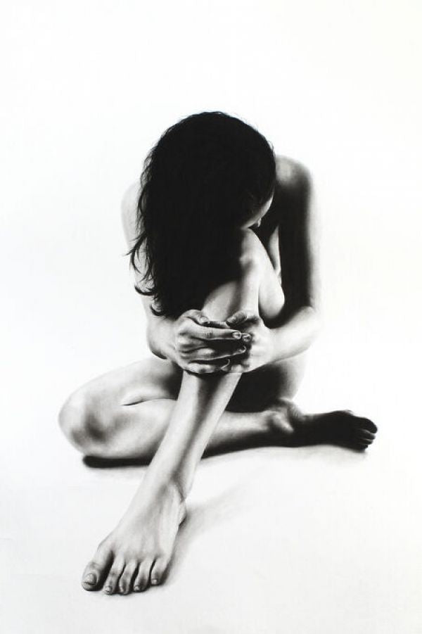 PHOTOWALL / Nude Woman Charcoal Study 51 (e338678)