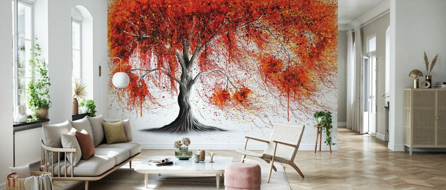 PHOTOWALL / Crisp Amber Tree (e83857)