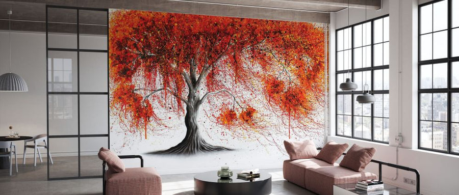 PHOTOWALL / Crisp Amber Tree (e83857)