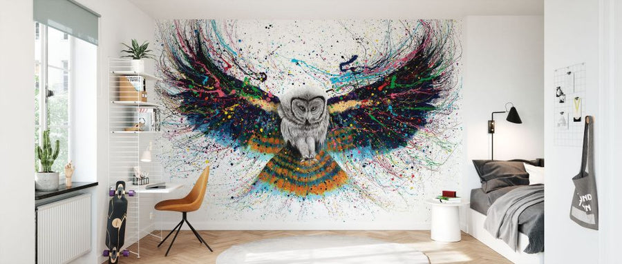 PHOTOWALL / Hypnotic Twilight Owl (e83934) | 輸入壁紙専門店 WALPA