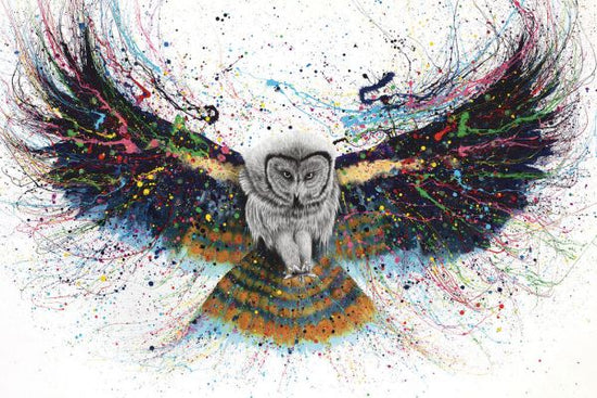PHOTOWALL / Hypnotic Twilight Owl (e83934)