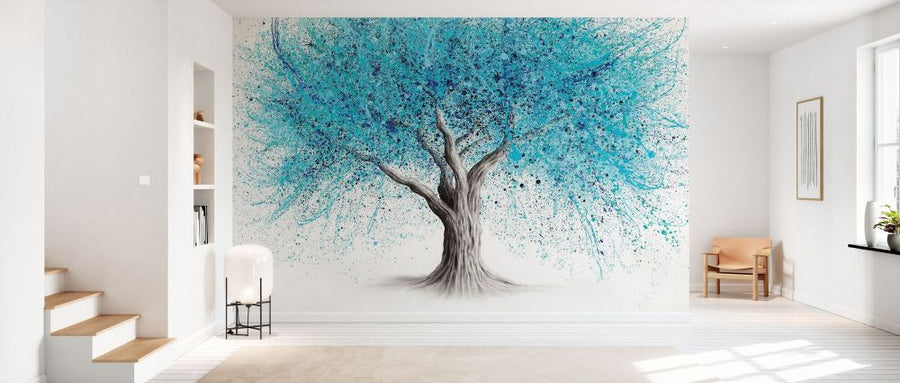 PHOTOWALL / Blue Blossom Tree (e83938)