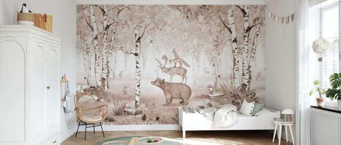 PHOTOWALL / Bear King - Brown (e84062)
