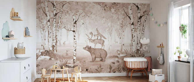 PHOTOWALL / Bear King - Brown (e84062)