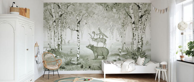 PHOTOWALL / Bear King - Green (e84063)