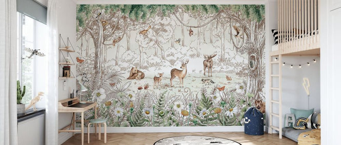 PHOTOWALL / Forest Friends - Spring (e84068)
