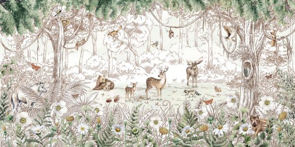 PHOTOWALL / Forest Friends - Spring (e84068)