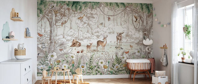 PHOTOWALL / Forest Friends - Spring (e84068)