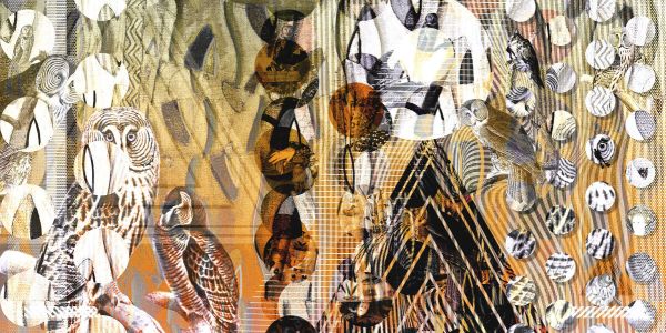 PHOTOWALL / Curtains Bohemian Clubbing Naranja (e84160)