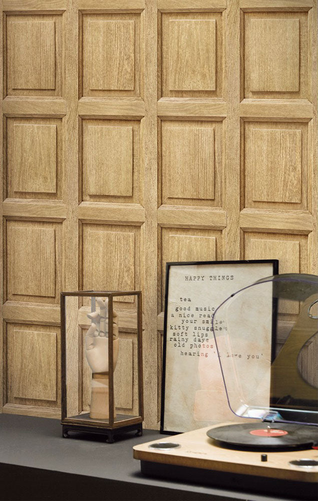 【切売m単位】KOZIEL / BOISERIE ANGLAISE CHENE CLAIR (パネリング) 8888-315