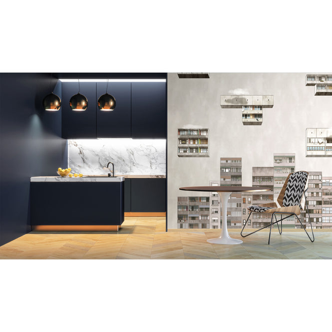 輸入壁紙 coordonne / RANDOM ARCHIST / TETRIS Rainy 9000042 N