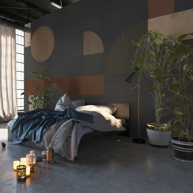 輸入壁紙 coordonne / RANDOM ARCHIST / AZULEJOS Navy 9000082 N