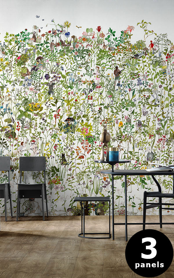 NLXL LAB 3 / IN THE GARDEN WALLPAPER BY ANNA SURIE ASU-01 (3パネル)
