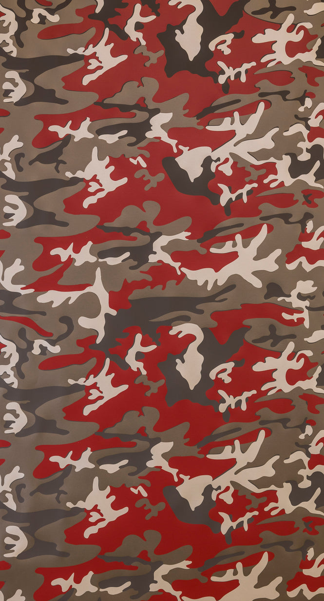 Andy Warhol / CAMOUFLAGE / Jordans on Thunder Gray Clay Coated Paper (single roll)