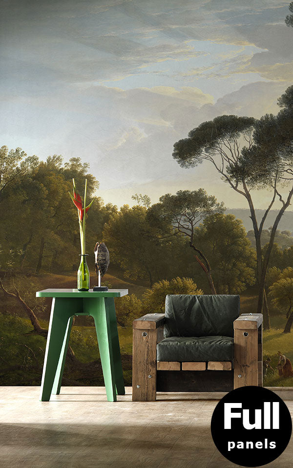 NLXL RIJKSMUSEUM WALLPAPER PRESENTED BY PIET HEIN EEK UMBRELLA PINES RKS-01 (Full size)