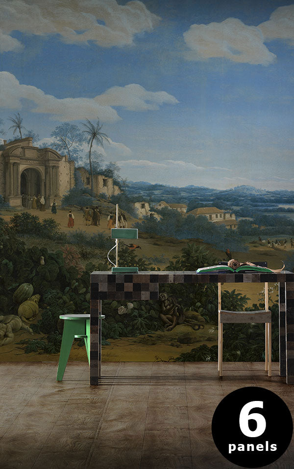 NLXL RIJKSMUSEUM WALLPAPER PRESENTED BY PIET HEIN EEK VIEW OLINDA RKS-03 (6パネル)