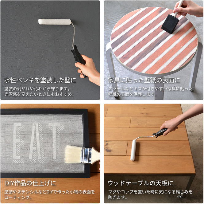 水性ウレタンニス イマジンクリアコートGloss ツヤあり 1L