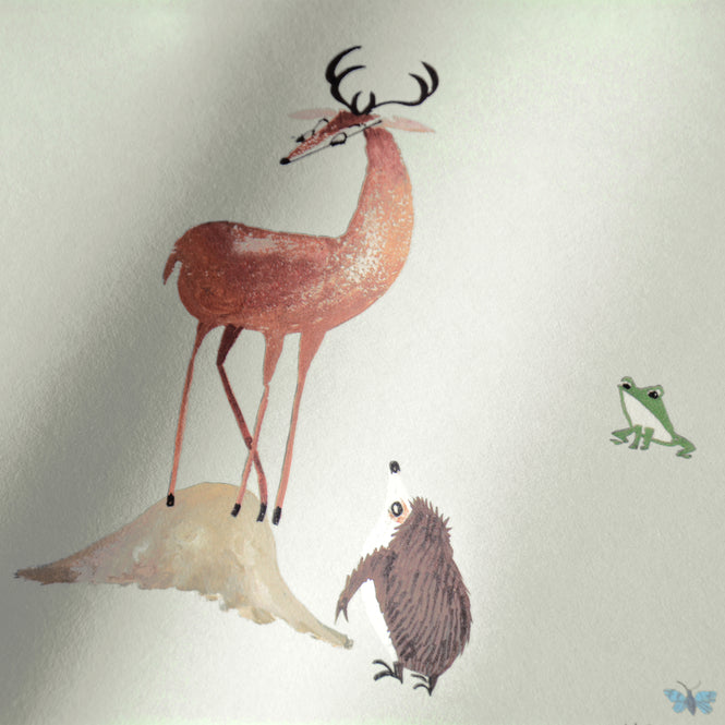 KEK Amsterdam / FIEP WESTENDORP / WALLPAPER FOREST ANIMALS GREEN WP-101
