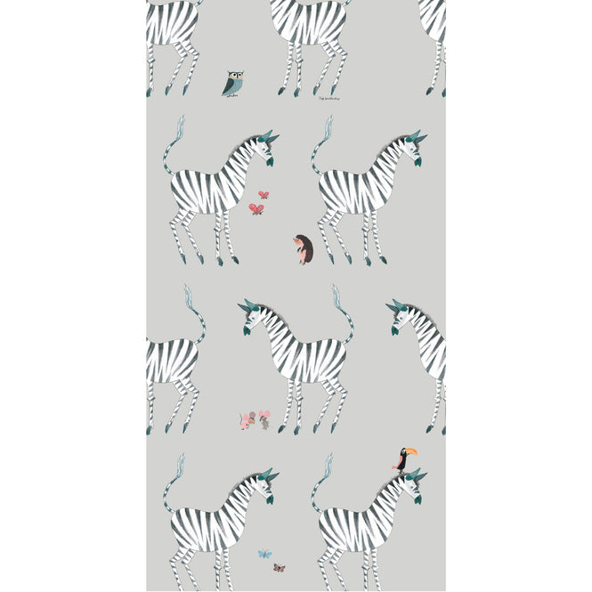 KEK Amsterdam / FIEP WESTENDORP / WALLPAPER ZEBRA GREY WP-126