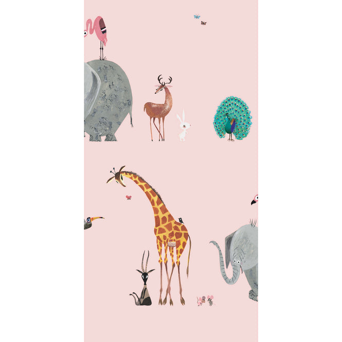KEK Amsterdam / FIEP WESTENDORP / WALLPAPER ANIMAL MIX PINK WP-132