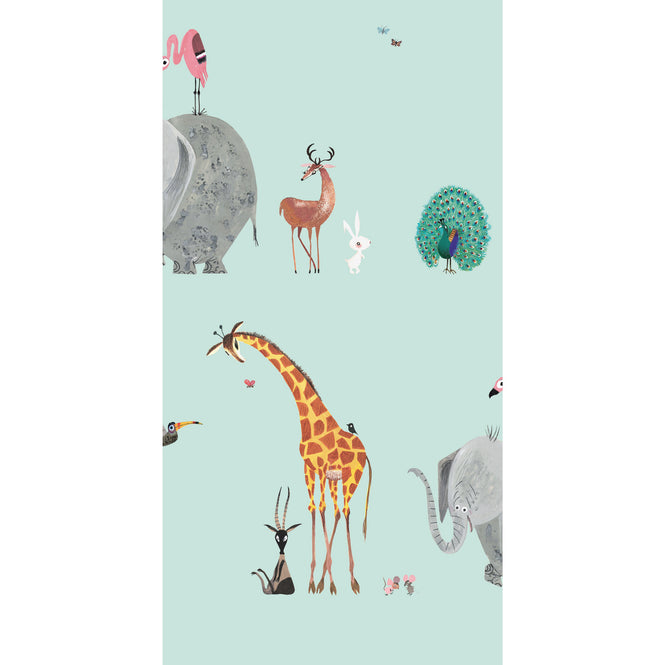 KEK Amsterdam / FIEP WESTENDORP / WALLPAPER ANIMAL MIX MINT WP-134