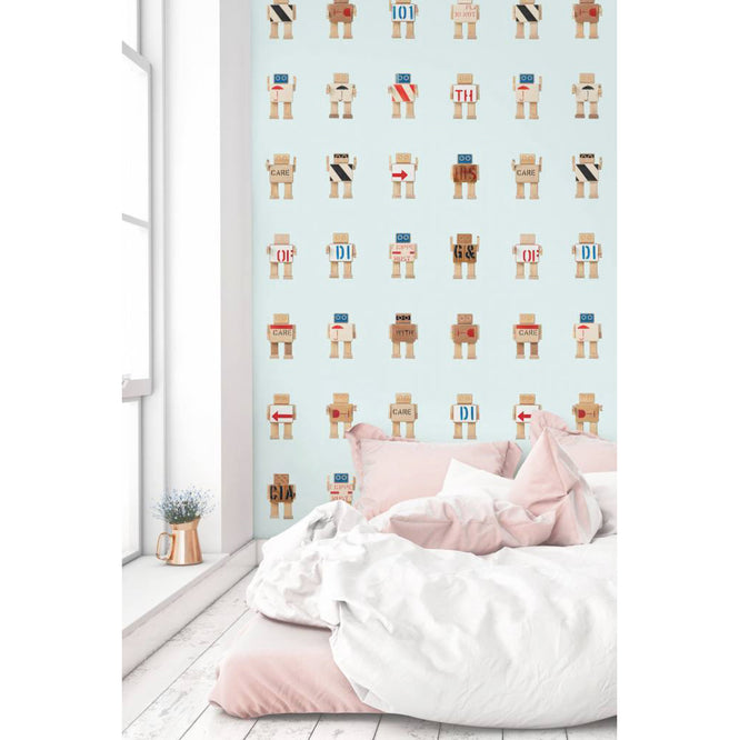 KEK Amsterdam / KIDS / WALLPAPER RIJKSWACHTERS LIGHT BLUE WP-408