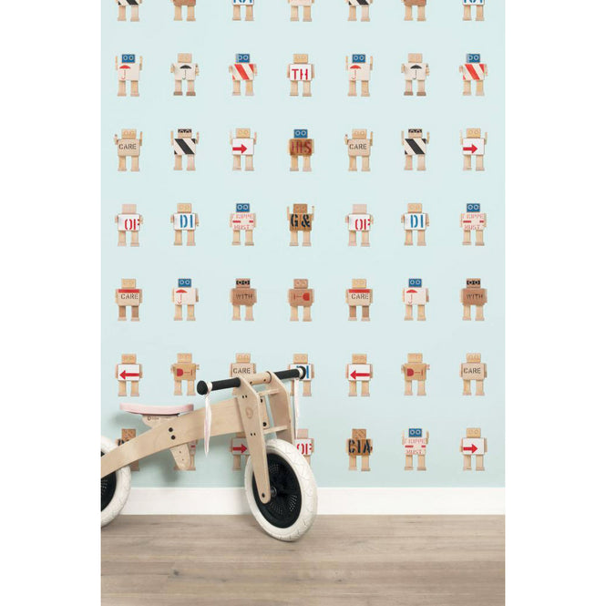 KEK Amsterdam / KIDS / WALLPAPER RIJKSWACHTERS LIGHT BLUE WP-408