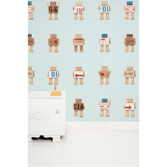 KEK Amsterdam / KIDS / WALLPAPER RIJKSWACHTERS LIGHT BLUE WP-408