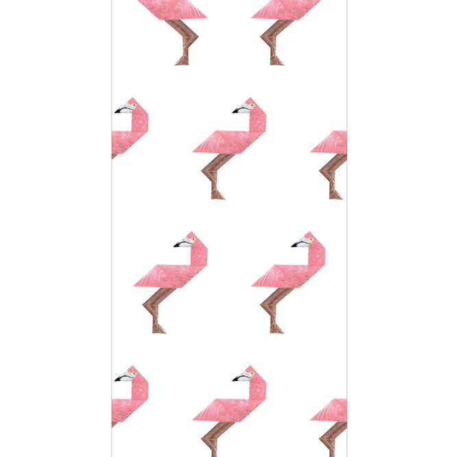 KEK Amsterdam / KIDS / WALLPAPER TANGRAM FLAMINGO WP-422