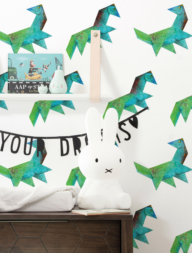 KEK Amsterdam / KIDS / WALLPAPER TANGRAM DINO WP-423