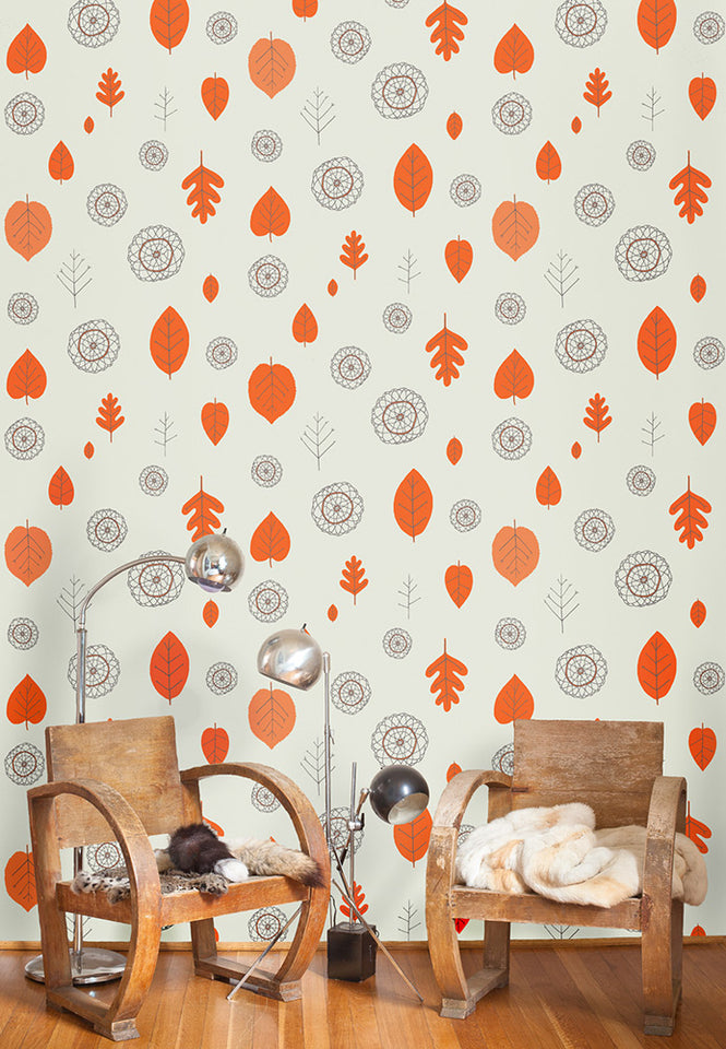 Thatcher / A View of The Woods / Coquelicot and milk on Cream