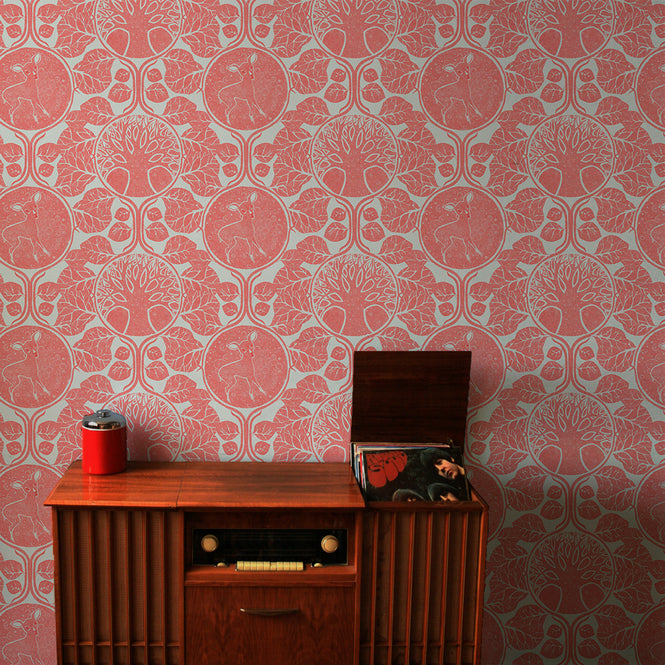 Camilla Meijer / A Woodland Story Peach Red WP14-AW04-PR