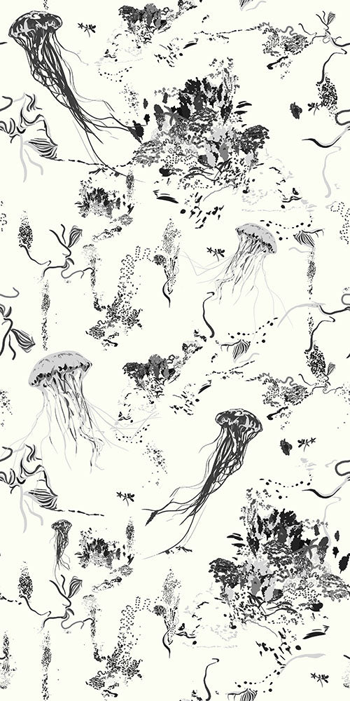 17 Patterns / Jellyfish Ivory A01-JF-01W