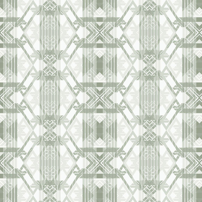 17 Patterns / London Deco Sage A06-LD-02W