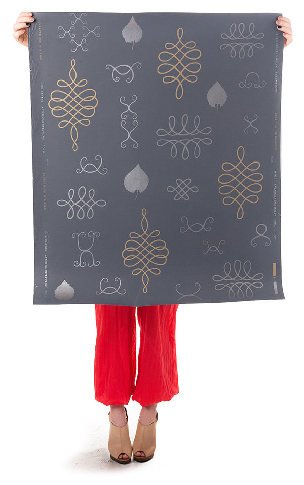 Thatcher / AFTER CHINTERWINK / Silver and Gold on Charcoal