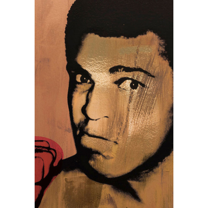 Andy Warhol / ALI / Earth on Bright Gold Mylar (single roll)