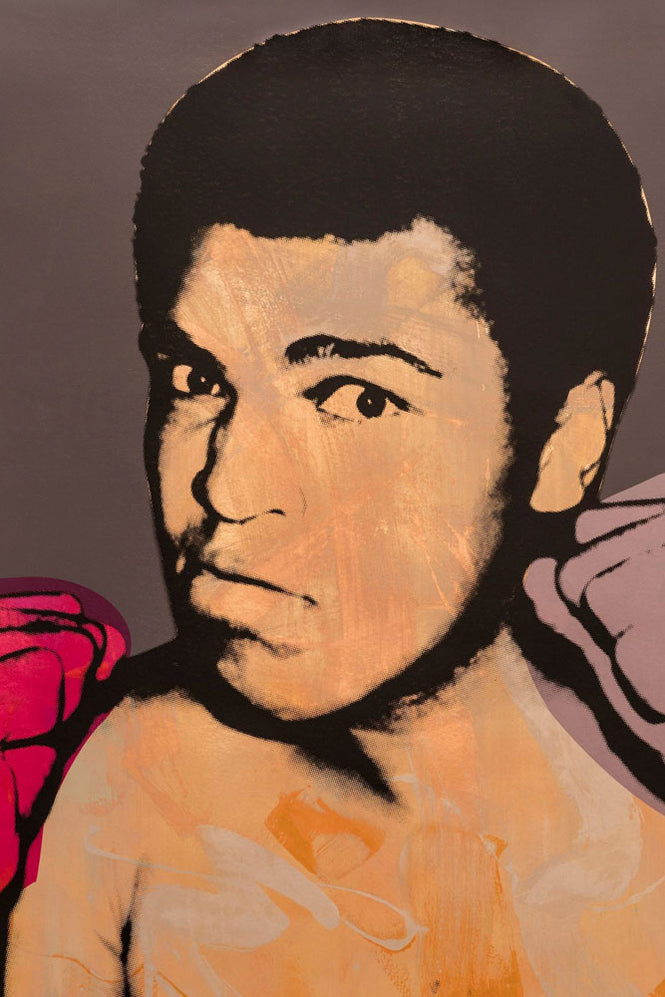 Andy Warhol / ALI / Fire on Bright Gold Mylar (single roll)