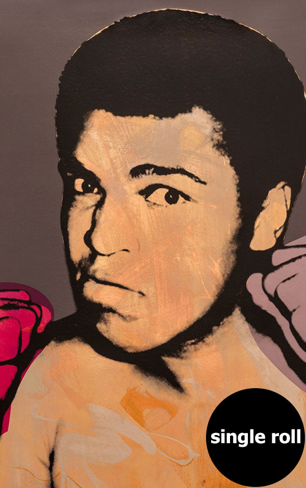 Andy Warhol / ALI / Fire on Bright Gold Mylar (single roll)