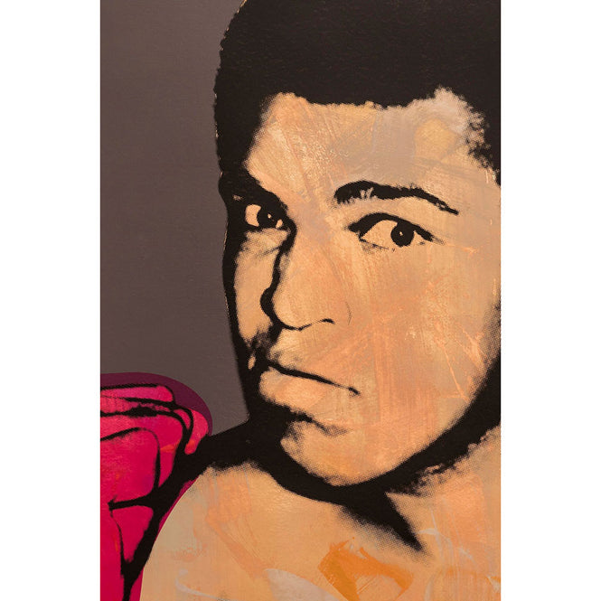Andy Warhol / ALI / Fire on Bright Gold Mylar (single roll)