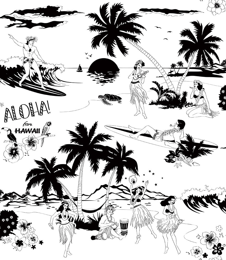 Dupenny Aloha!  / Black and White