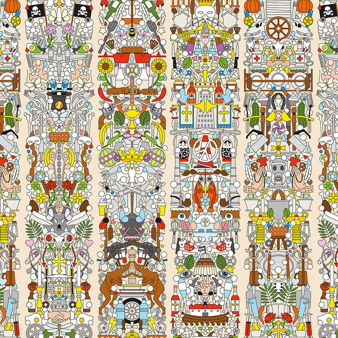 【予約受付】Archives Wallpaper by Studio Job / Alt Deutsch (JOB-04)