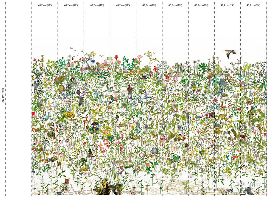 NLXL LAB 3 / IN THE GARDEN WALLPAPER BY ANNA SURIE ASU-01 (Full size)